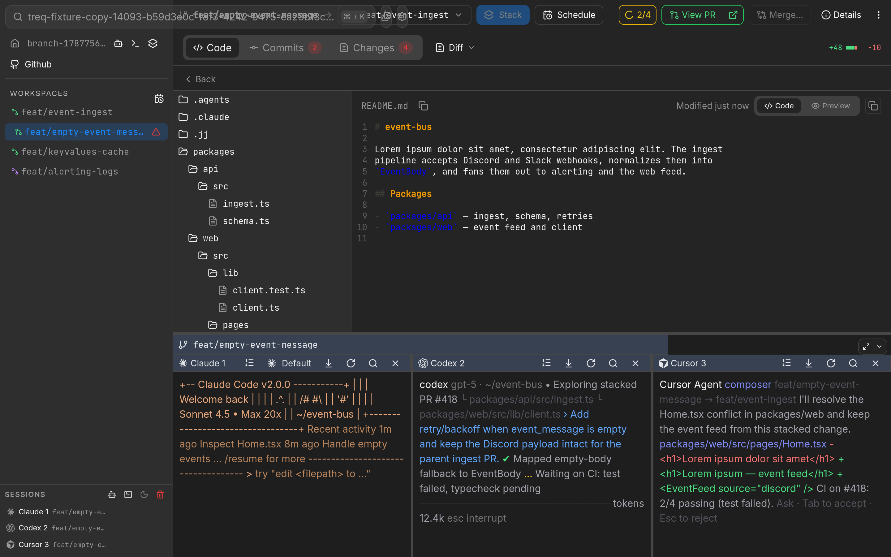 Treq code overview screenshot